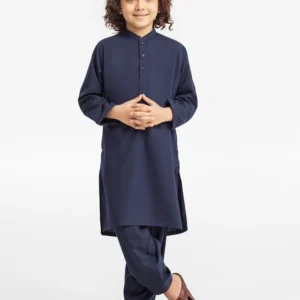 Boy's Navy Blue Kurta Shalwar-3947