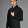 Black Blended Casual Kameez Shalwar