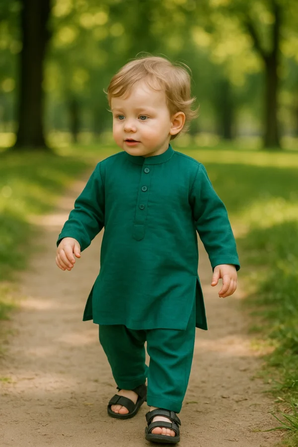 Teal Green Kurta Pajama 2