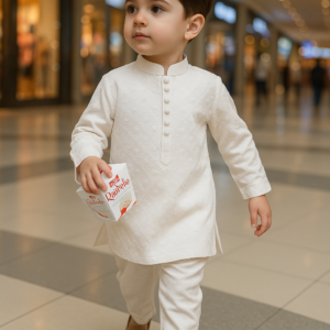 White Chiken Kurta