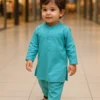 aqua blue kurta pajama 2